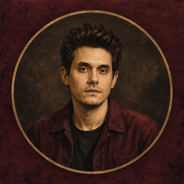 Retrato ilustrado de John Mayer